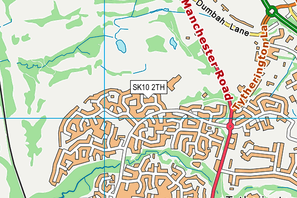 SK10 2TH map - OS VectorMap District (Ordnance Survey)