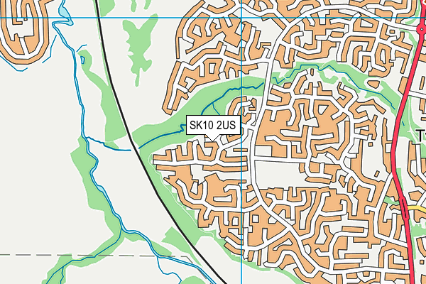 SK10 2US map - OS VectorMap District (Ordnance Survey)