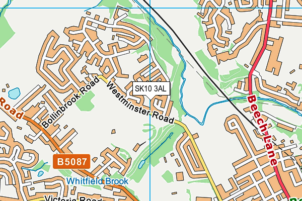 SK10 3AL map - OS VectorMap District (Ordnance Survey)