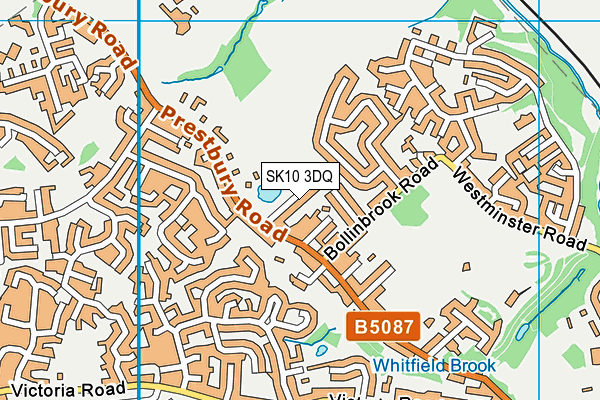 SK10 3DQ map - OS VectorMap District (Ordnance Survey)