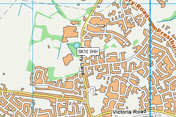 SK10 3HH map - OS VectorMap District (Ordnance Survey)