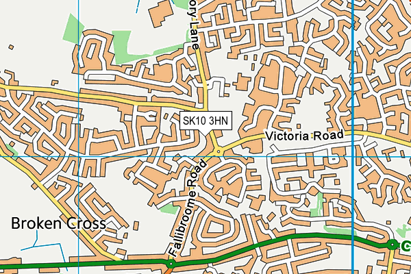 SK10 3HN map - OS VectorMap District (Ordnance Survey)
