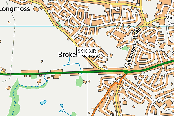 SK10 3JR map - OS VectorMap District (Ordnance Survey)