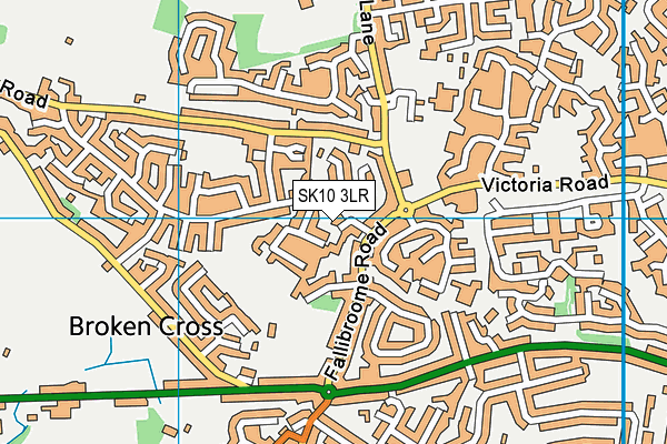 SK10 3LR map - OS VectorMap District (Ordnance Survey)