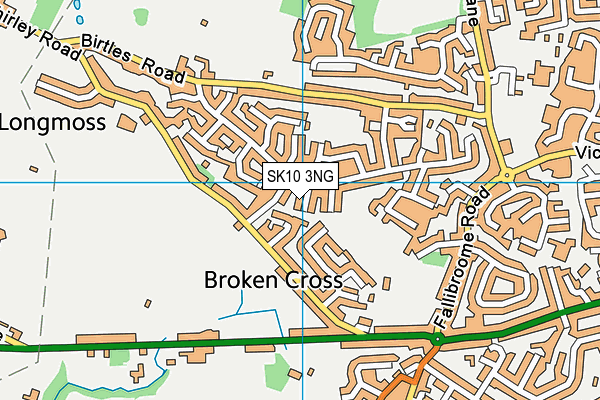SK10 3NG map - OS VectorMap District (Ordnance Survey)