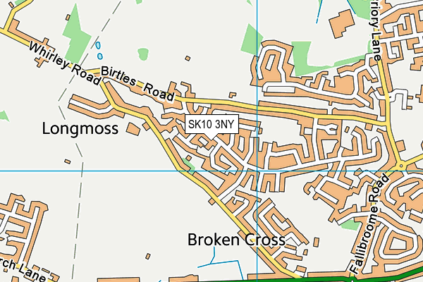 SK10 3NY map - OS VectorMap District (Ordnance Survey)