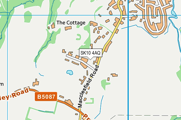 SK10 4AQ map - OS VectorMap District (Ordnance Survey)