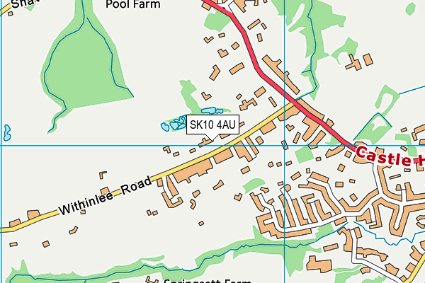 SK10 4AU map - OS VectorMap District (Ordnance Survey)