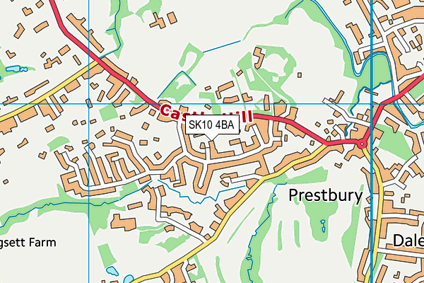 SK10 4BA map - OS VectorMap District (Ordnance Survey)