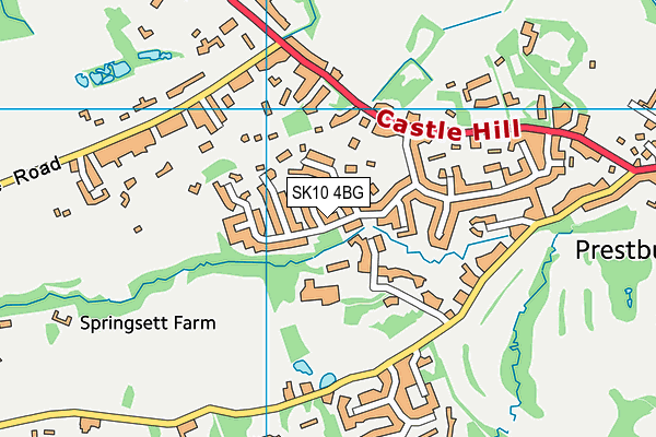 SK10 4BG map - OS VectorMap District (Ordnance Survey)