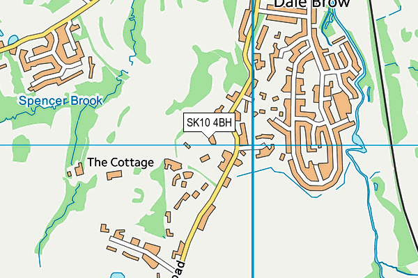 SK10 4BH map - OS VectorMap District (Ordnance Survey)