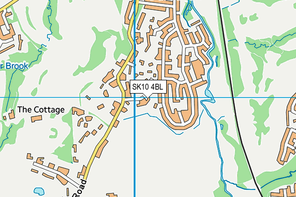 SK10 4BL map - OS VectorMap District (Ordnance Survey)