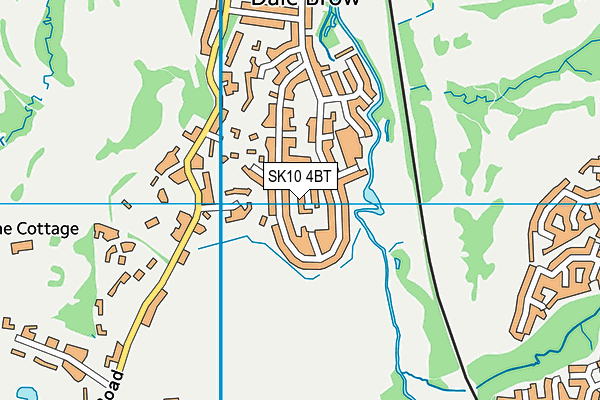 SK10 4BT map - OS VectorMap District (Ordnance Survey)