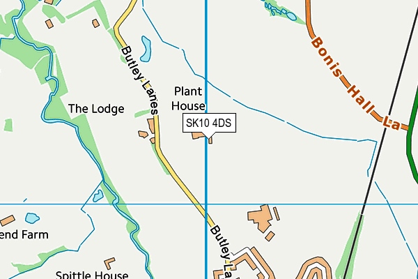 SK10 4DS map - OS VectorMap District (Ordnance Survey)