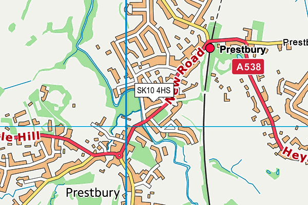 SK10 4HS map - OS VectorMap District (Ordnance Survey)