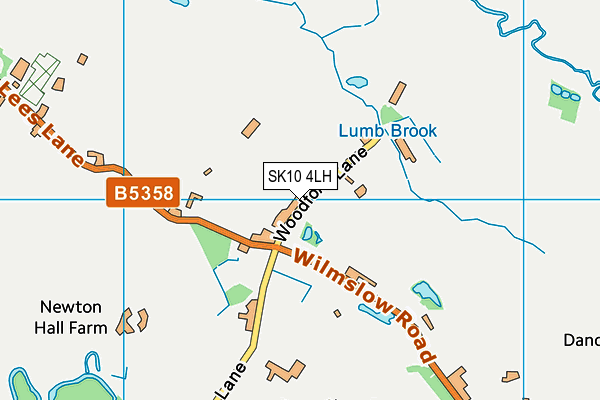 SK10 4LH map - OS VectorMap District (Ordnance Survey)