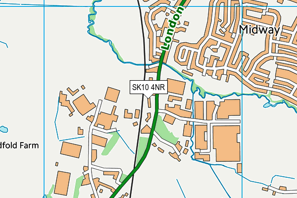 SK10 4NR map - OS VectorMap District (Ordnance Survey)