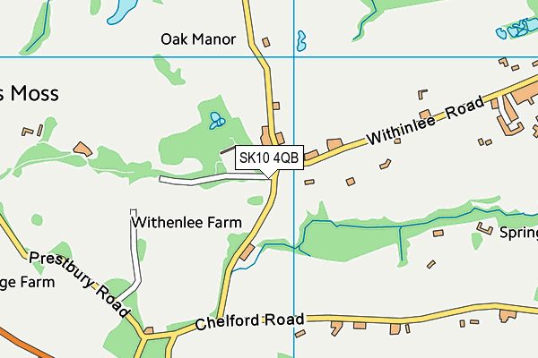 SK10 4QB map - OS VectorMap District (Ordnance Survey)