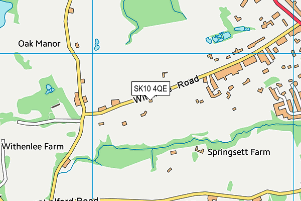 SK10 4QE map - OS VectorMap District (Ordnance Survey)