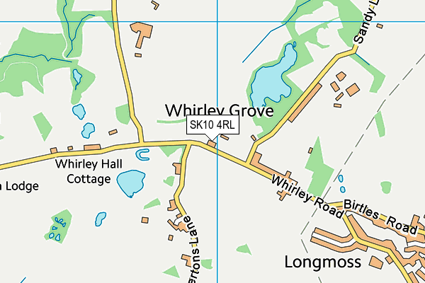 SK10 4RL map - OS VectorMap District (Ordnance Survey)