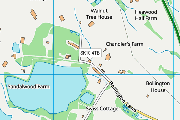 SK10 4TB map - OS VectorMap District (Ordnance Survey)