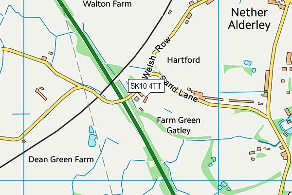 Map of GATLEY GREEN FARM MANAGEMENT LIMITED at district scale