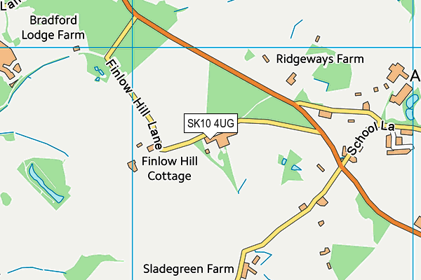 SK10 4UG map - OS VectorMap District (Ordnance Survey)