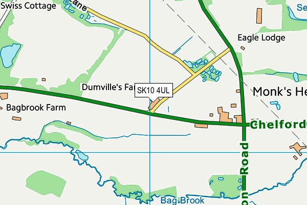 SK10 4UL map - OS VectorMap District (Ordnance Survey)