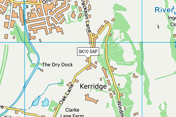 SK10 5AP map - OS VectorMap District (Ordnance Survey)