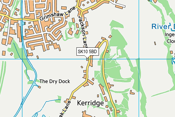 Map of THE BULLS HEAD KERRIDGE LIMITED at district scale