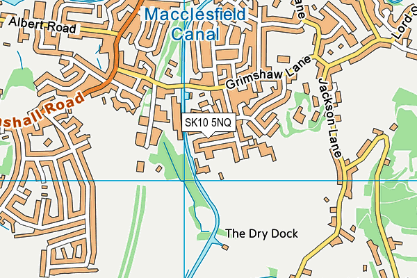 SK10 5NQ map - OS VectorMap District (Ordnance Survey)
