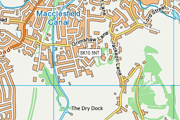 SK10 5NT map - OS VectorMap District (Ordnance Survey)