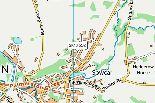 SK10 5QZ map - OS VectorMap District (Ordnance Survey)