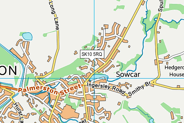 SK10 5RQ map - OS VectorMap District (Ordnance Survey)