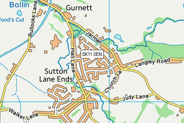 SK11 0EN map - OS VectorMap District (Ordnance Survey)