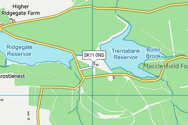 SK11 0NS map - OS VectorMap District (Ordnance Survey)