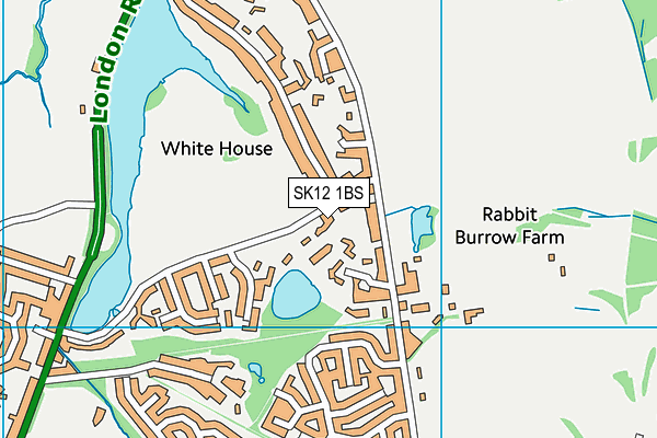 SK12 1BS map - OS VectorMap District (Ordnance Survey)