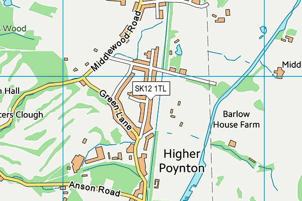 Map of POYNTON PAWS LIMITED at district scale