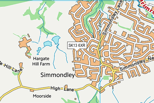 Map of SPRINGWOOD PROPERTY LTD at district scale
