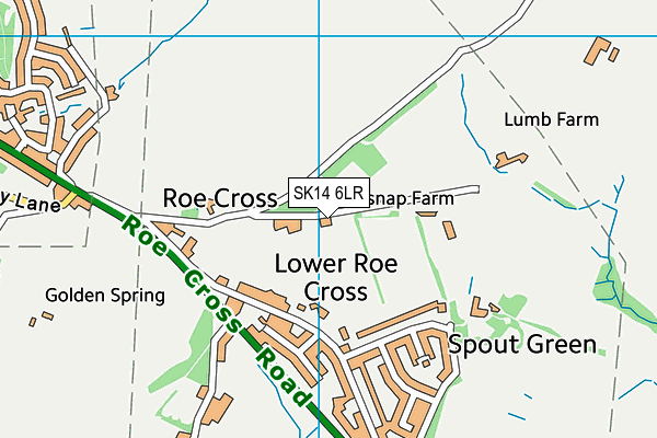 SK14 6LR map - OS VectorMap District (Ordnance Survey)