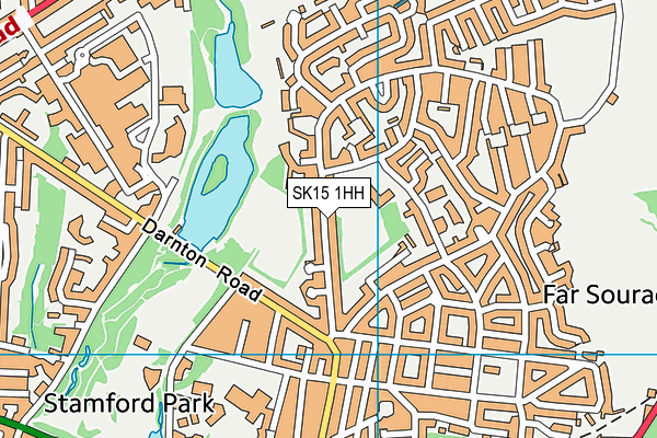 Stamford Park map (SK15 1HH) - OS VectorMap District (Ordnance Survey)