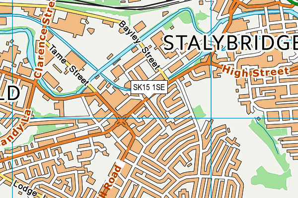 Map of STANLYBRIDGE OFF LICENCE LIMITED at district scale