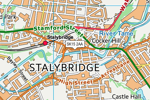 Map of SYKES STALYBRIDGE LIMITED at district scale
