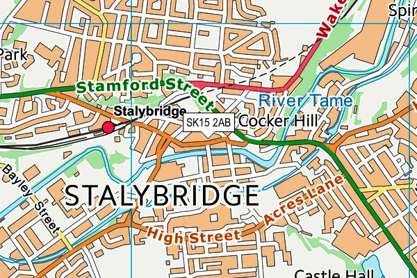 Map of SYKES BAR STALYBRIDGE LTD at district scale