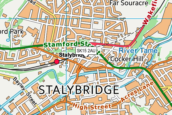 Map of PRESTIGE KITCHENS OF STALYBRIDGE LIMITED at district scale