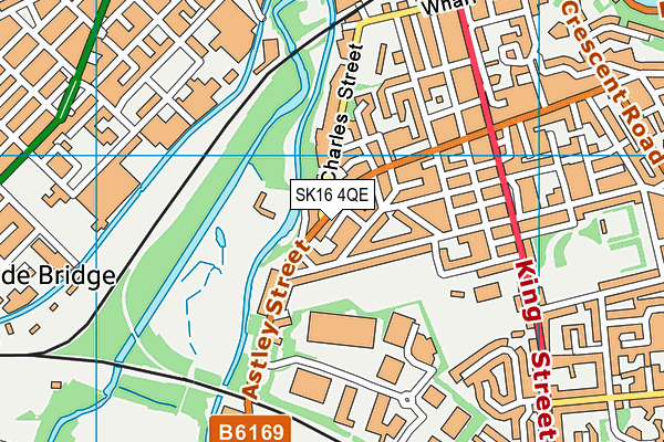 SK16 4QE map - OS VectorMap District (Ordnance Survey)