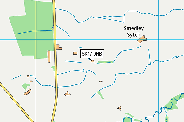 SK17 0NB map - OS VectorMap District (Ordnance Survey)