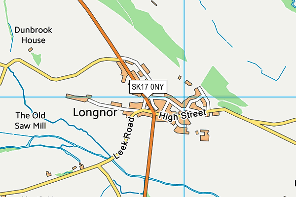 SK17 0NY map - OS VectorMap District (Ordnance Survey)