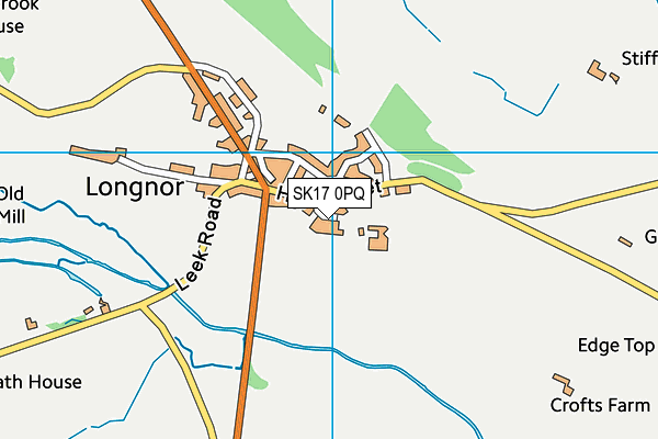 SK17 0PQ map - OS VectorMap District (Ordnance Survey)