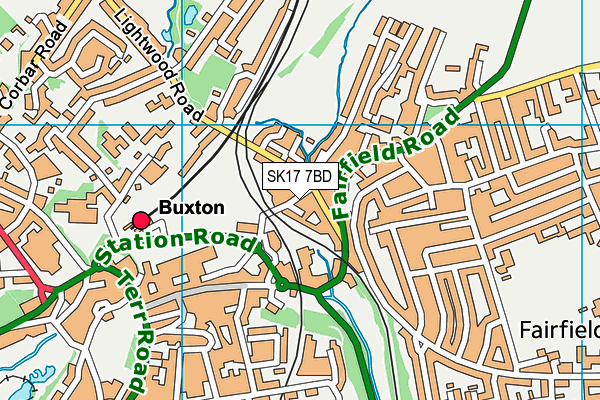 Map of BUXTON ARCHITECTURAL STONE LLP at district scale